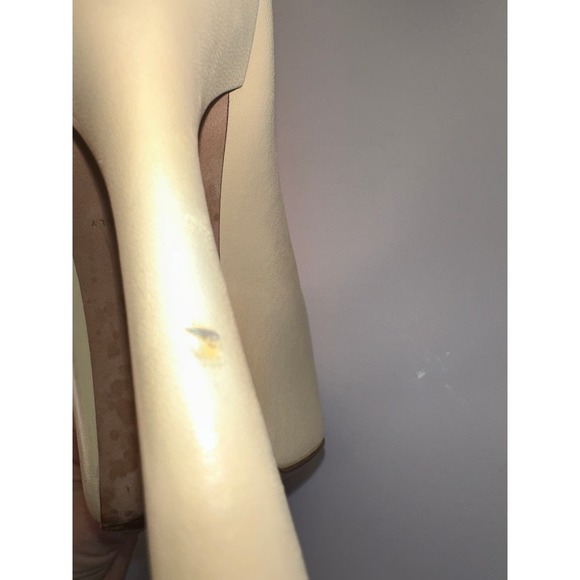 Bottega Veneta Bold Mules Platform Heel Butter Beige Yellow Leather Size 37 - Picture 13 of 14